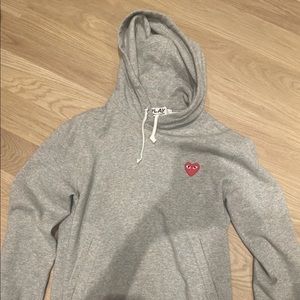 Come de Garcon grey hoodie size men’s medium